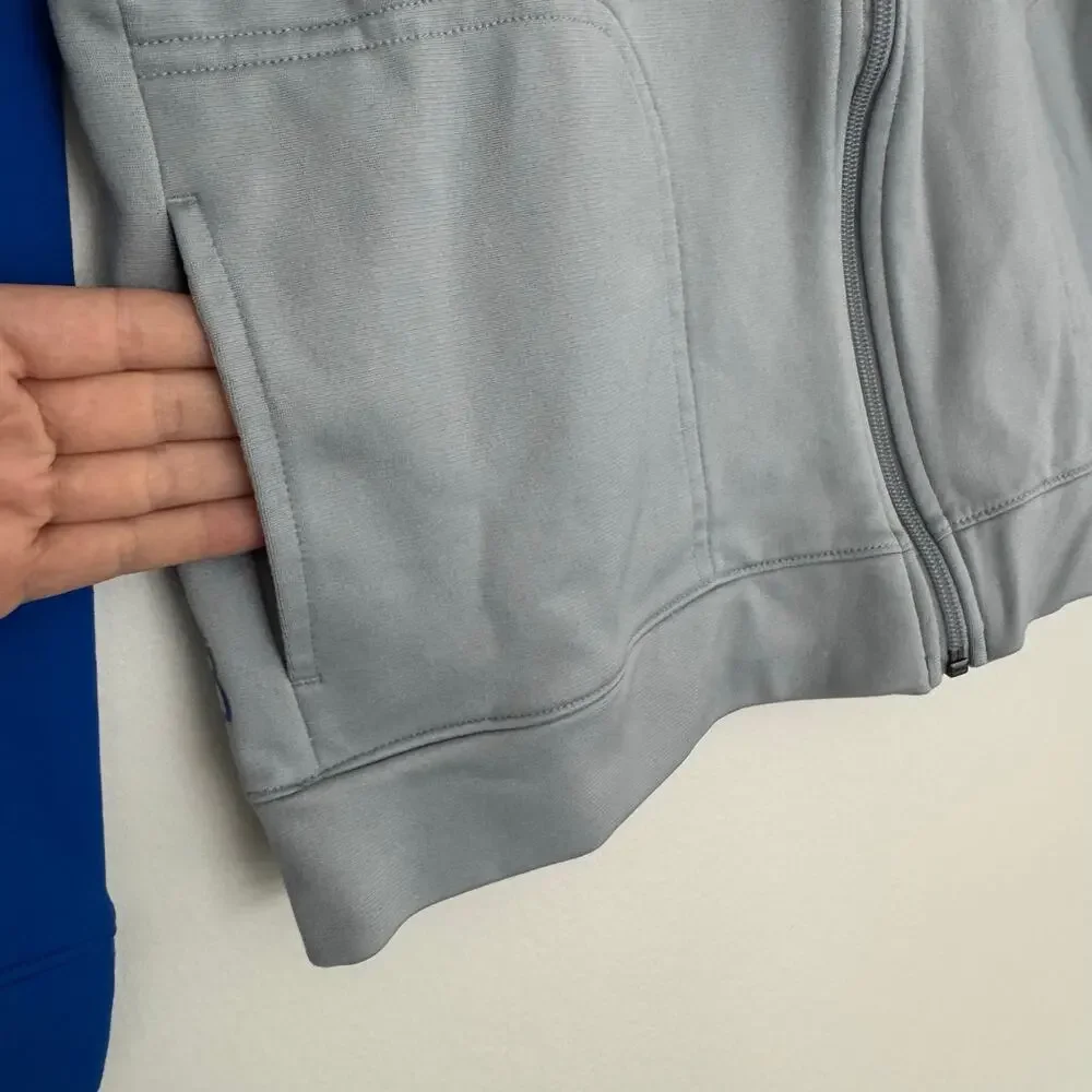 Under Armour Loose Fit, Zip Down Jacket in Blue/Gray